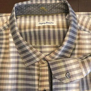 Tommy Bahama men's long sleeve button down shirt XXXL 3XL